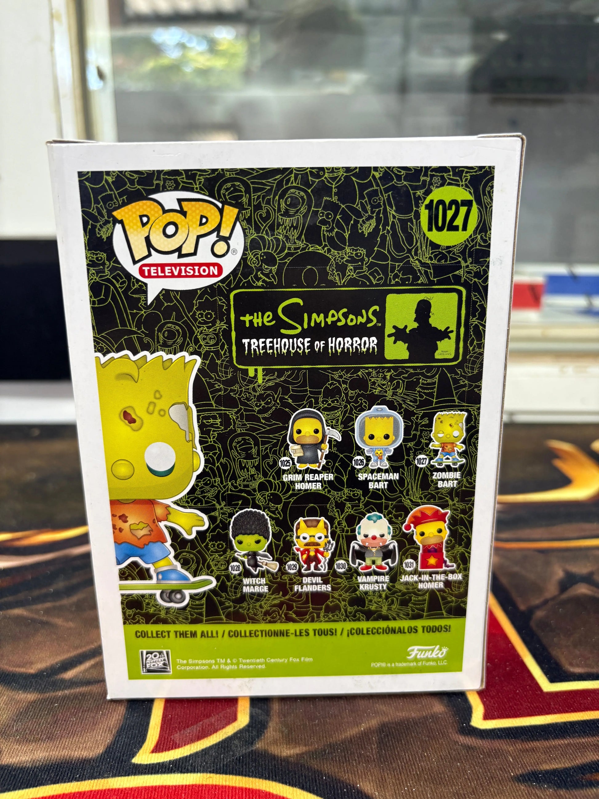Funko POP! Television The Simpsons #1027 Zombie Bart FRENLY BRICKS - Open 7 Days