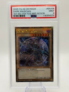 2025 Yu-Gi-Oh! Dark Magician RA04-EN106 1st Edition PSA 9 Mint