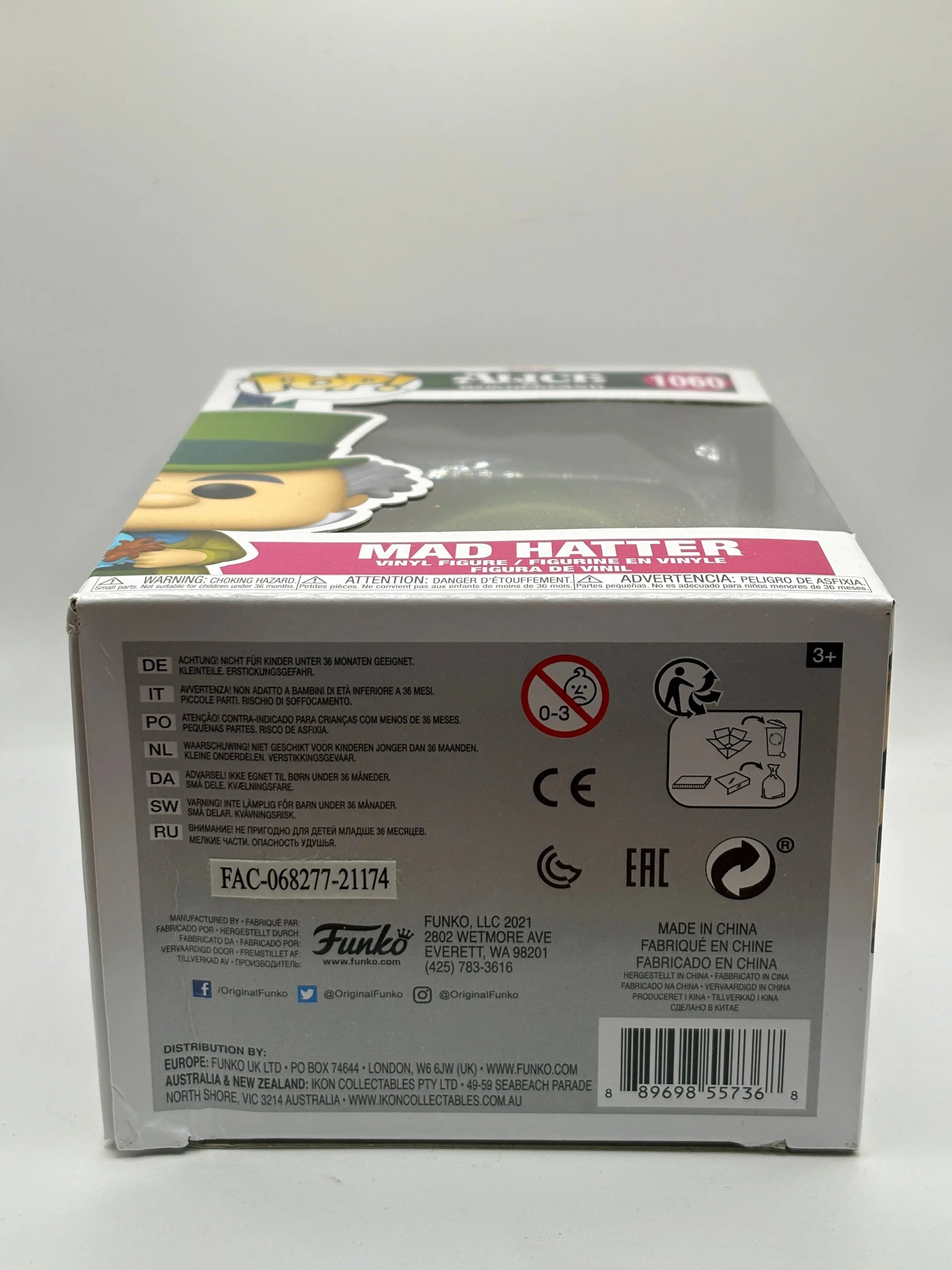 Funko POP! Disney Alice in Wonderland #1060 Mad Hatter FRENLY BRICKS - Open 7 Days
