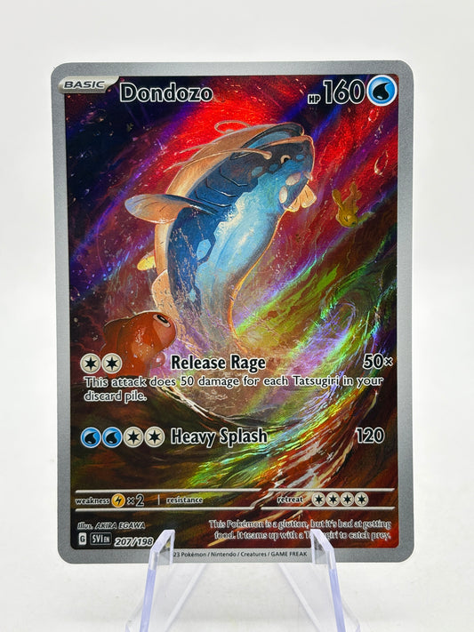 Pokémon TCG Scarlet Violet Base - Dondozo 207/198 Illustration Rare LP product image
