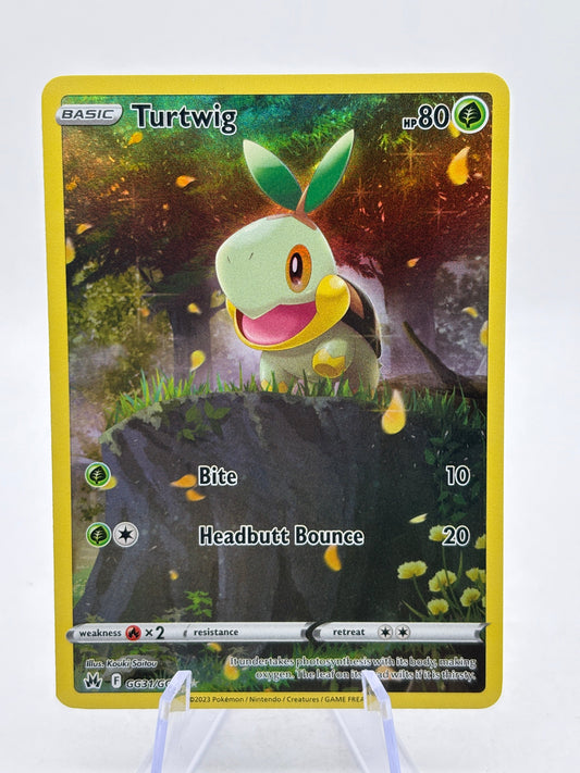 Pokémon TCG Crown Zenith - Turtwig GG31/GG70 Full Art Galarian Galary NM product image