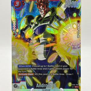Dragon Ball Super Fusion World - Android 16 FB06-009 SR Alternate Art FRENLY BRICKS - Open 7 Days