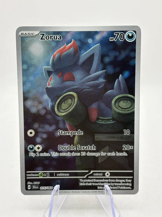 Pokémon TCG Shrouded Fable - Zorua 075/064 Illustration Rare NM product image