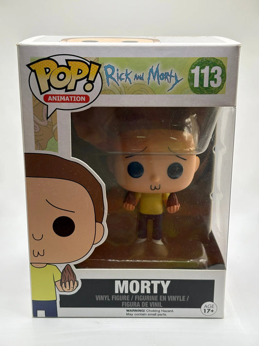 Funko POP! Animation Rick and Morty #113 Morty FRENLY BRICKS - Open 7 Days