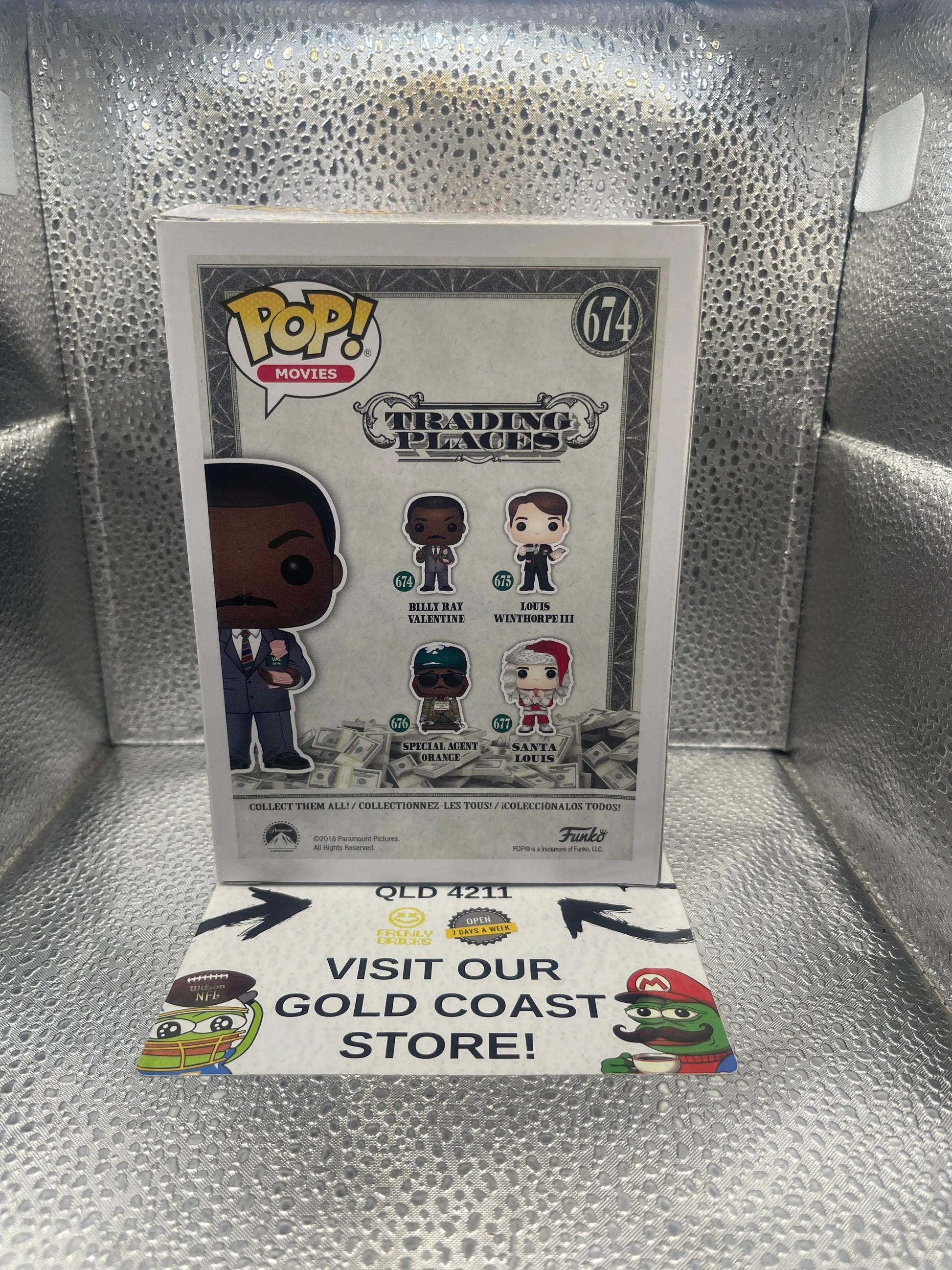 Funko POP! Trading Places Billy Ray Valentine 674 FRENLY BRICKS - Open 7 Days