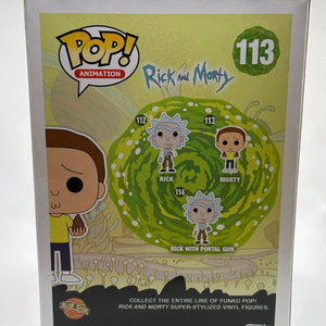Funko POP! Animation Rick and Morty #113 Morty FRENLY BRICKS - Open 7 Days