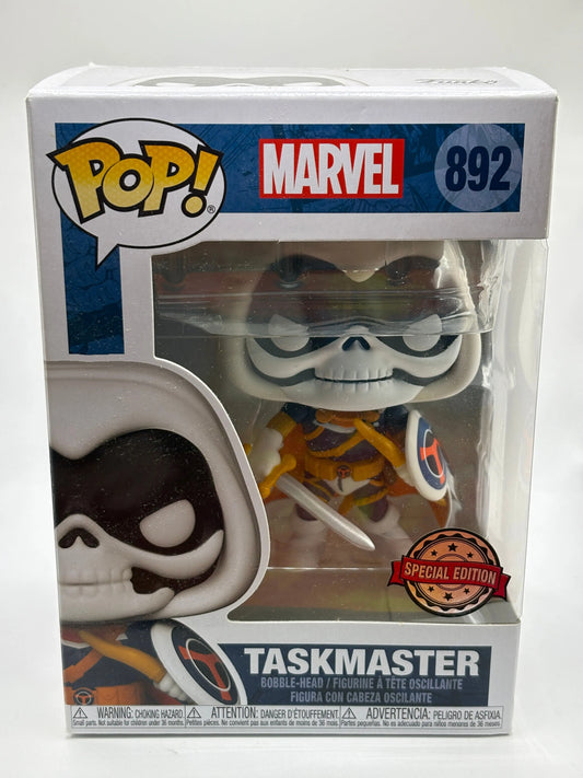 Funko POP! Heroes Marvel #892 Taskmaster Special Edition FRENLY BRICKS - Open 7 Days
