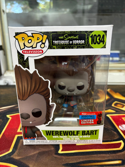 Funko POP! Werewolf Bart 1034 2020 Fall Convention exclusive NYCC FRENLY BRICKS - Open 7 Days