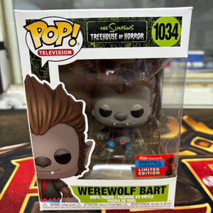 Funko POP! Werewolf Bart 1034 2020 Fall Convention exclusive NYCC FRENLY BRICKS - Open 7 Days