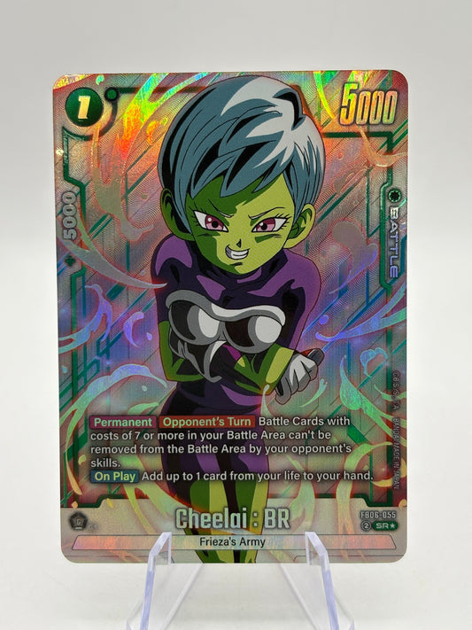 Dragon Ball Super Fusion World - Cheelai : BR FB06-055 SR Alternate Art FRENLY BRICKS - Open 7 Days