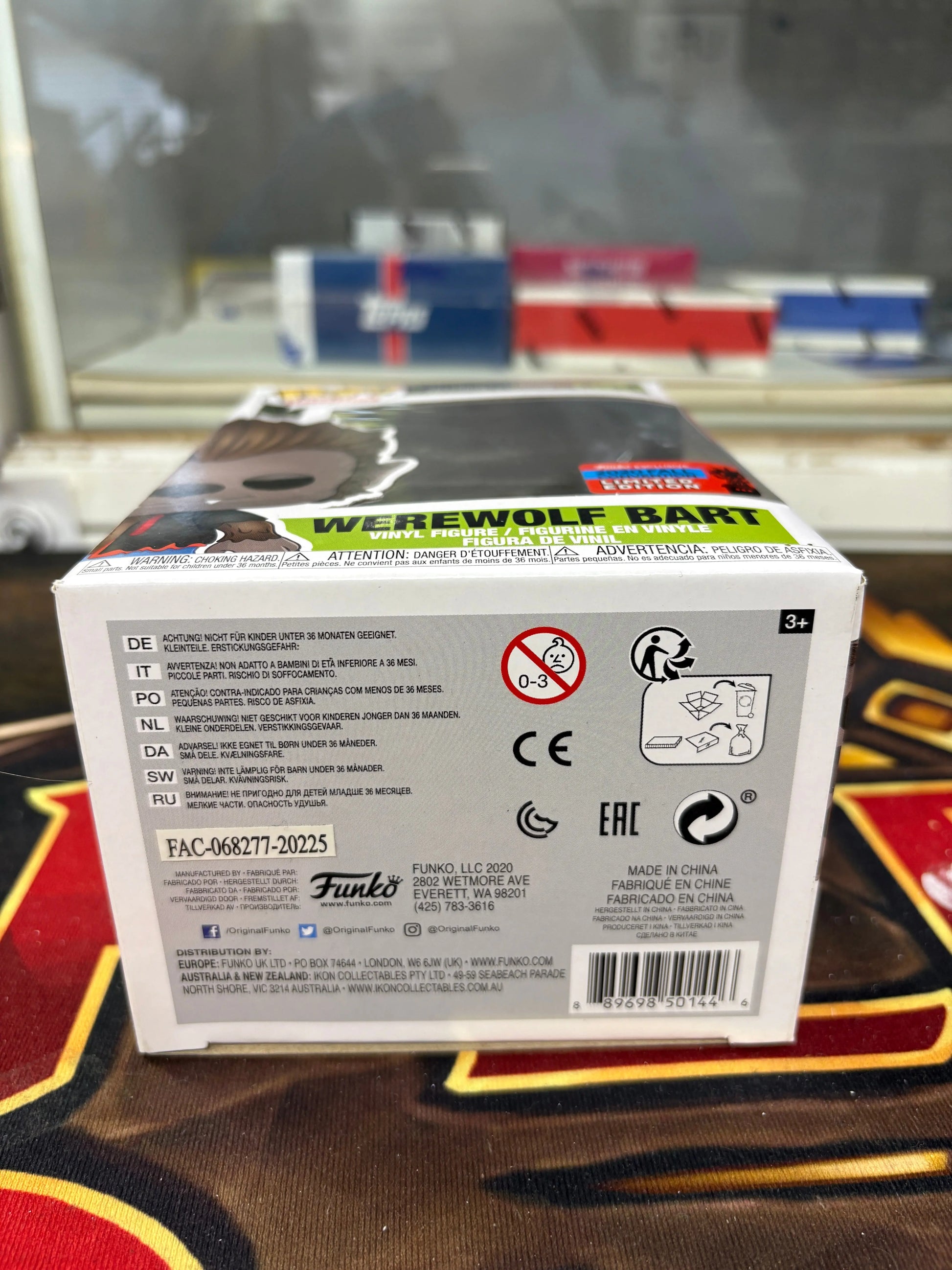 Funko POP! Werewolf Bart 1034 2020 Fall Convention exclusive NYCC FRENLY BRICKS - Open 7 Days