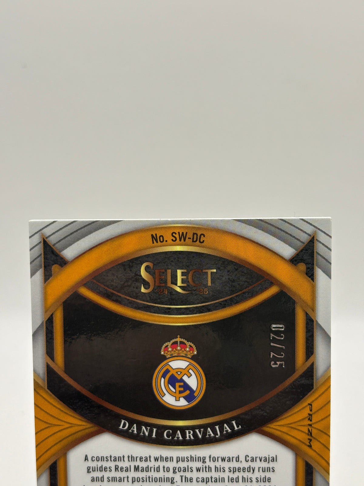 2024-25 Panini Select La Liga - Dani Carvajal Patch /25 SW-DC image 7 image 7