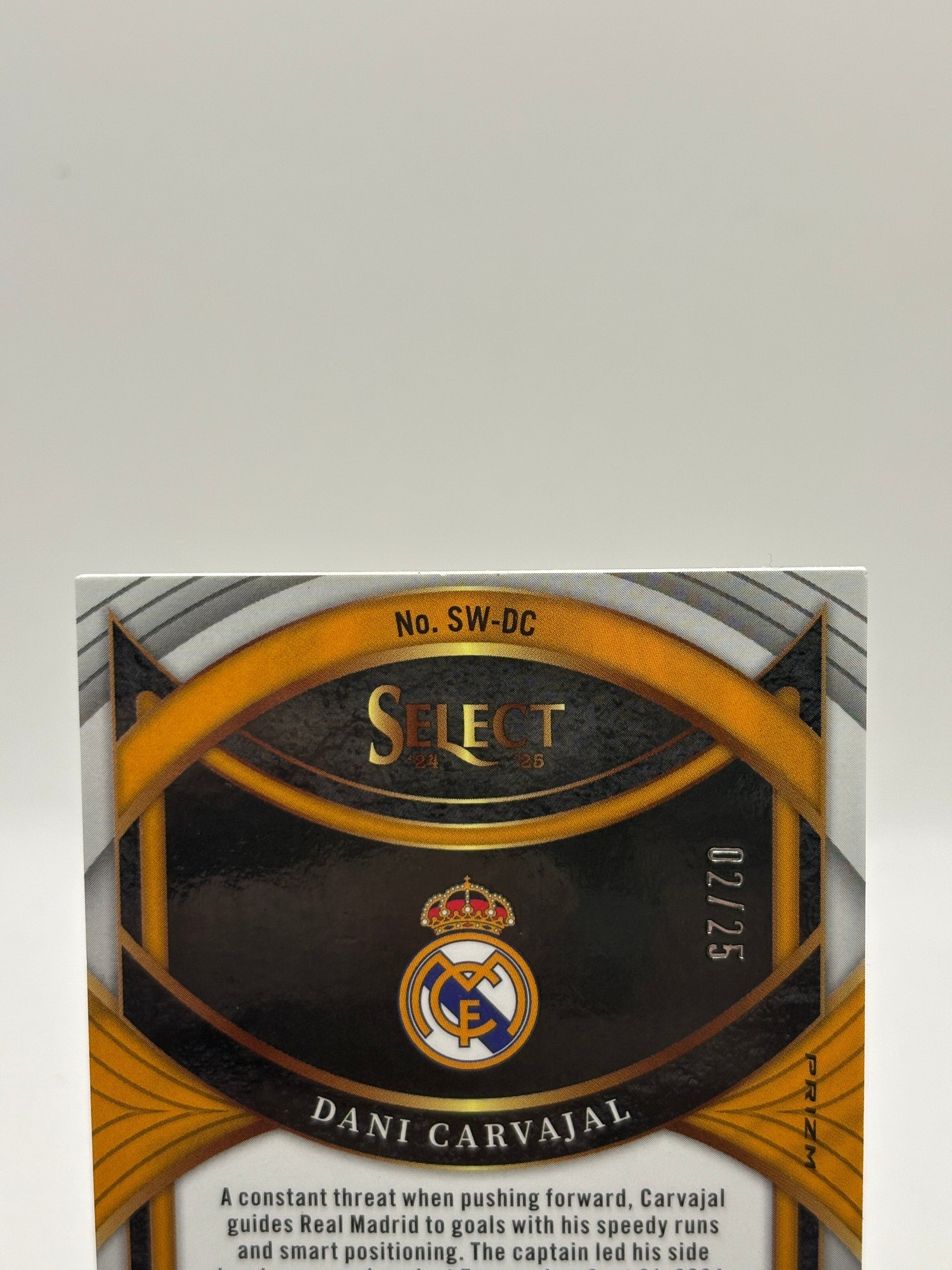 2024-25 Panini Select La Liga - Dani Carvajal Patch /25 SW-DC image 3 image 3