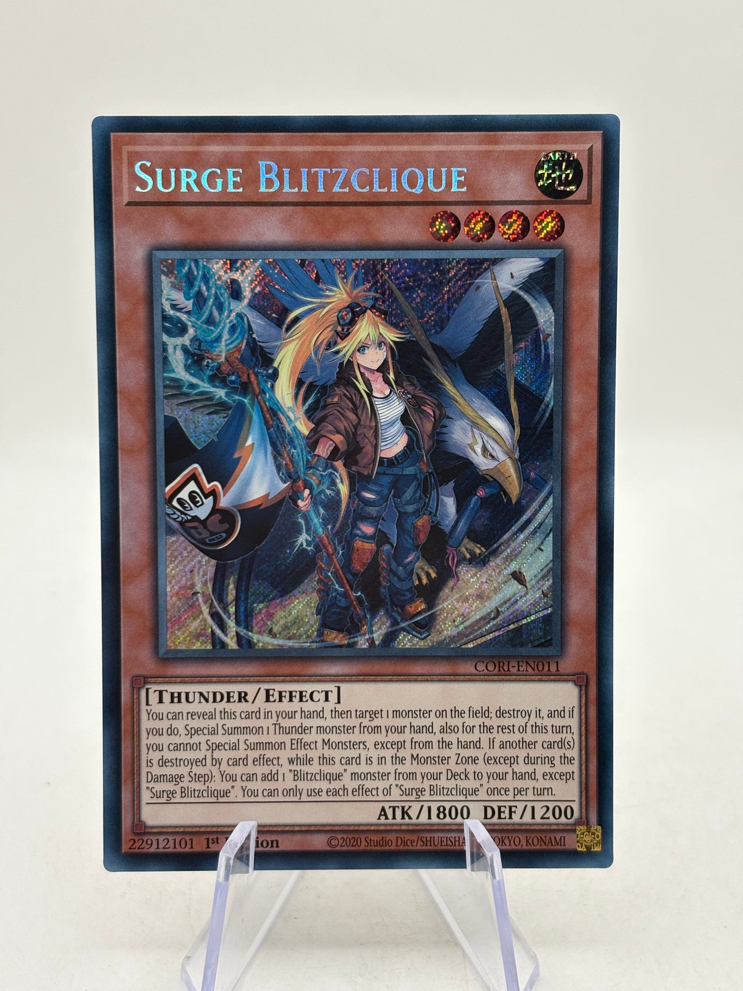Yu-Gi-Oh! Surge Blitzclique CORI-EN011 1st Edition image 5
