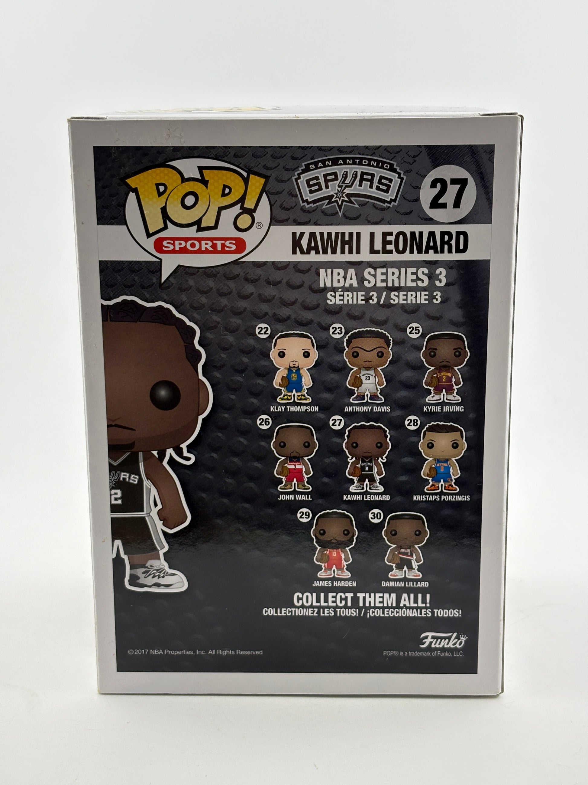 Funko POP! Sports NBA #27 Kawhi Leonard Vinyl Figure FRENLY BRICKS - Open 7 Days