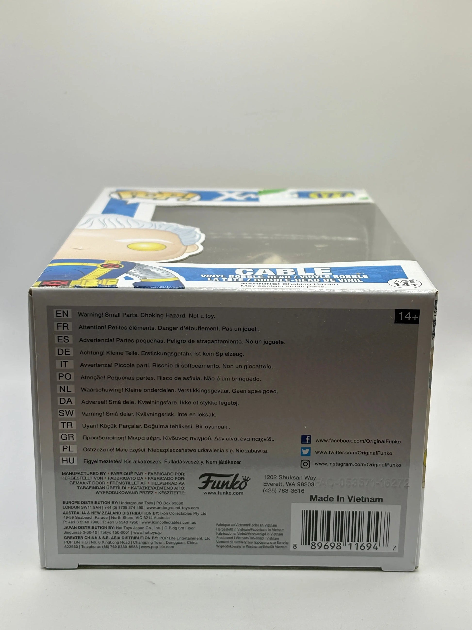 Funko POP! Marvel X-men #177 Cable *box damage FRENLY BRICKS - Open 7 Days