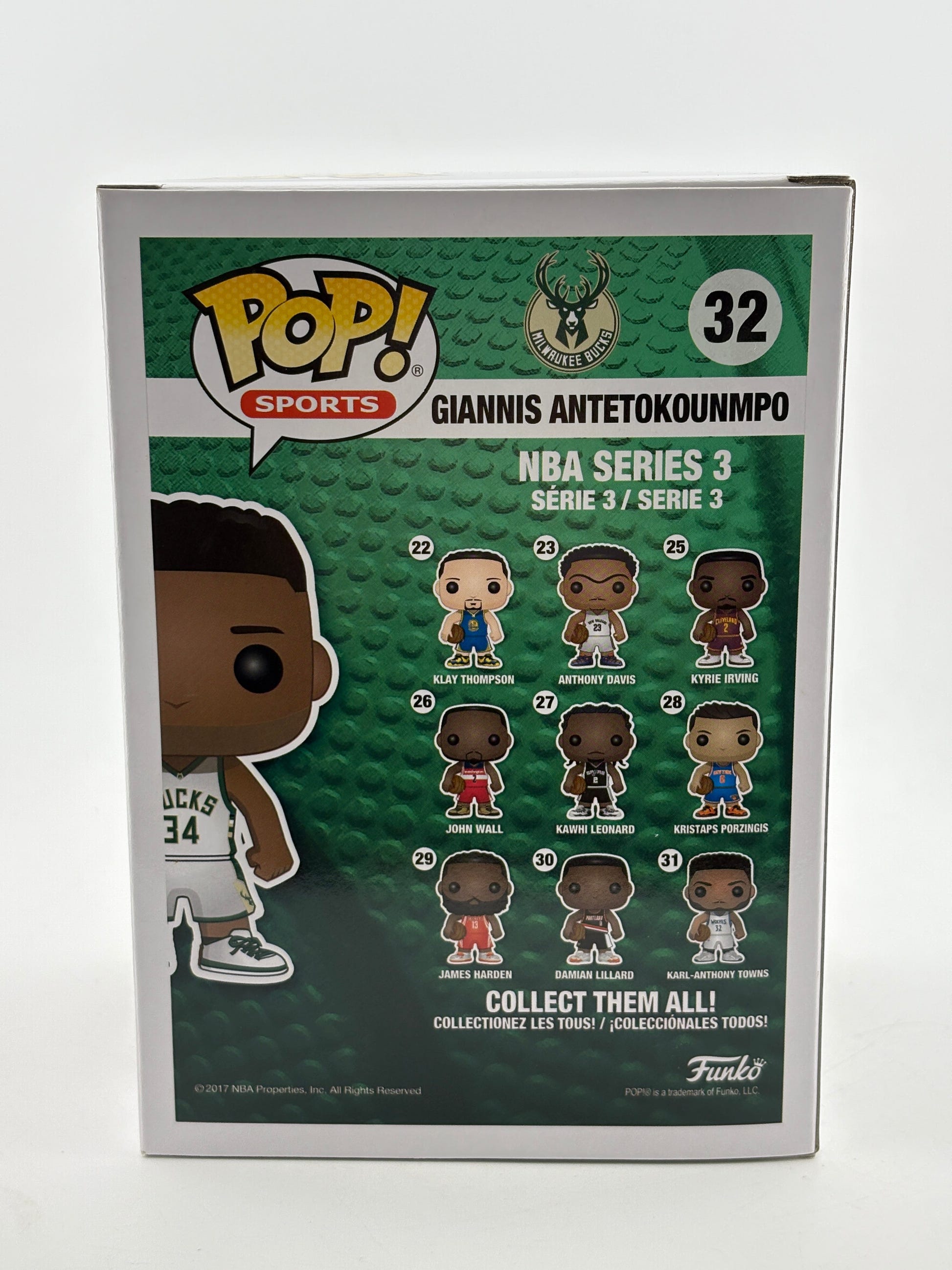 Funko POP! Sports NBA #32 Giannis Antetokounmpo Vinyl Figure FRENLY BRICKS - Open 7 Days image 3