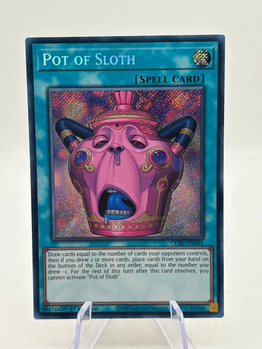Yu-Gi-Oh! Pot of Sloth CORI-EN061 1st Edition product image