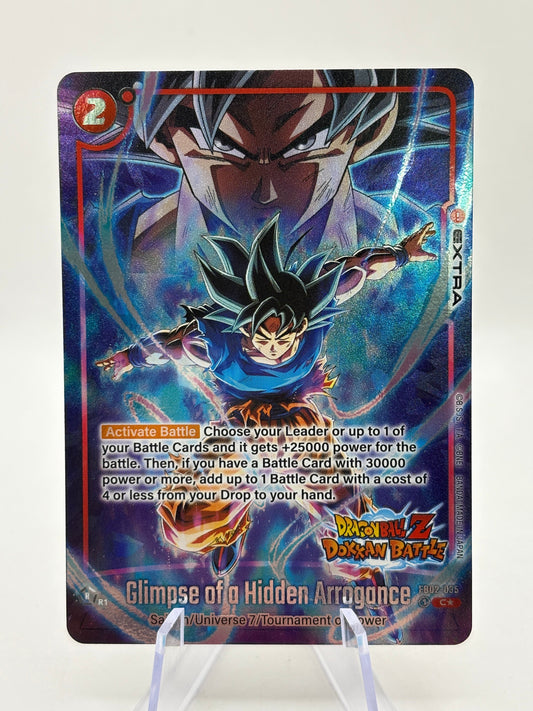 Dragon Ball Super Fusion World - Glimpse of a Hidden Arrogance FB02-035 C Alt Art FRENLY BRICKS - Open 7 Days