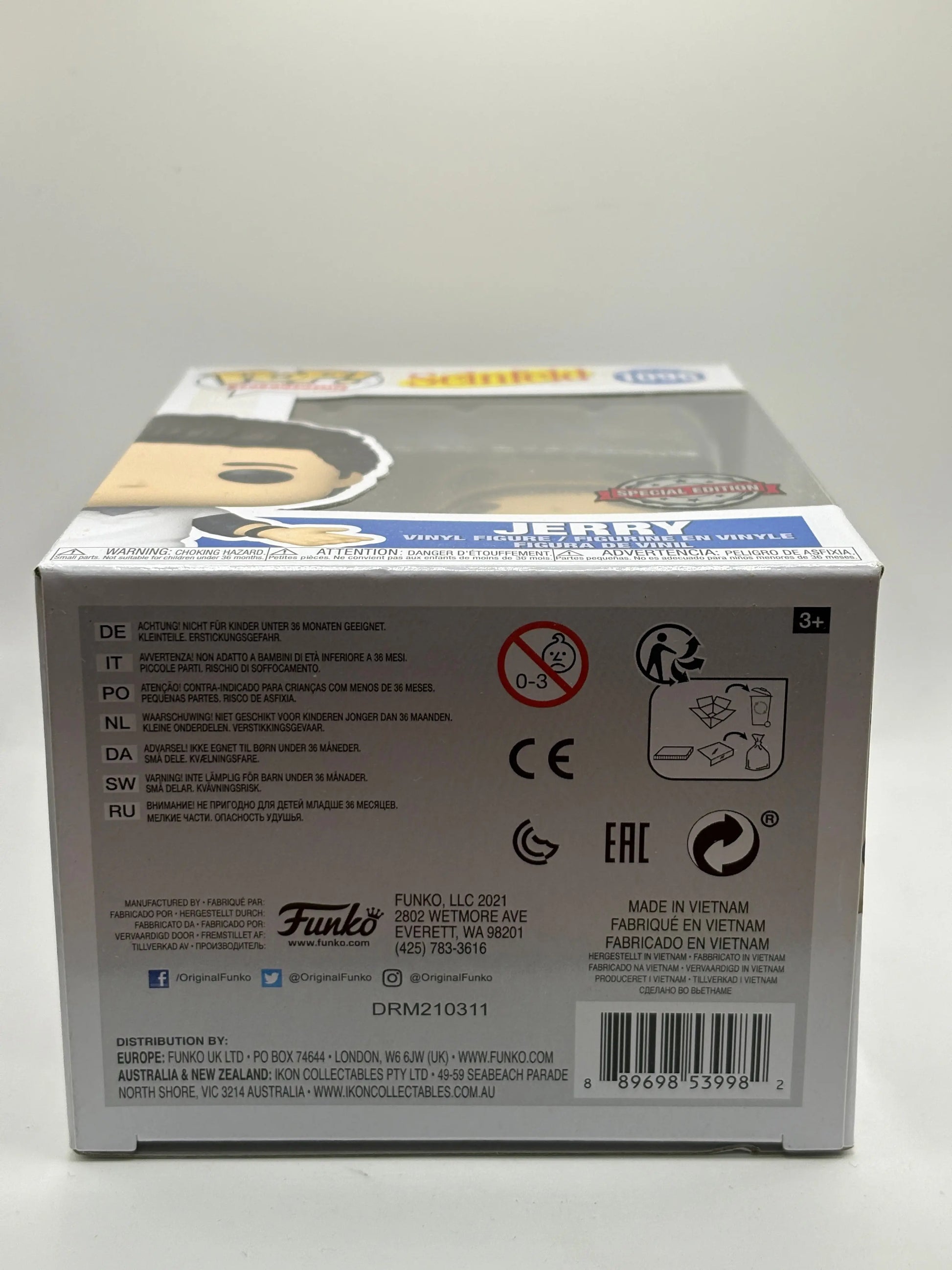 Funko POP! Television Seinfeld #1096 Jerry Special Edition FRENLY BRICKS - Open 7 Days