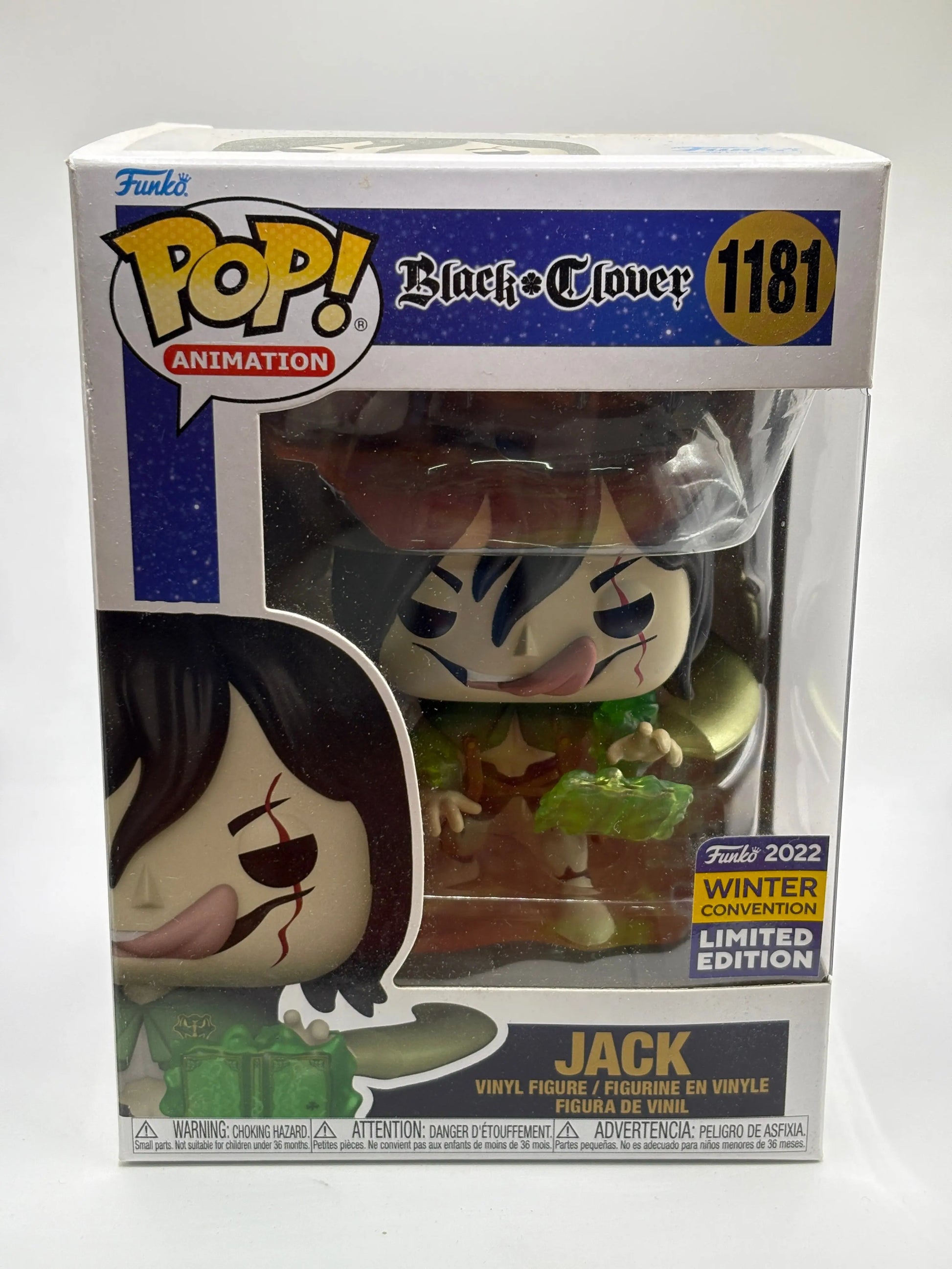 Funko POP! Animation Black Clover #1181 Jack 2022 Winter Convention FRENLY BRICKS - Open 7 Days