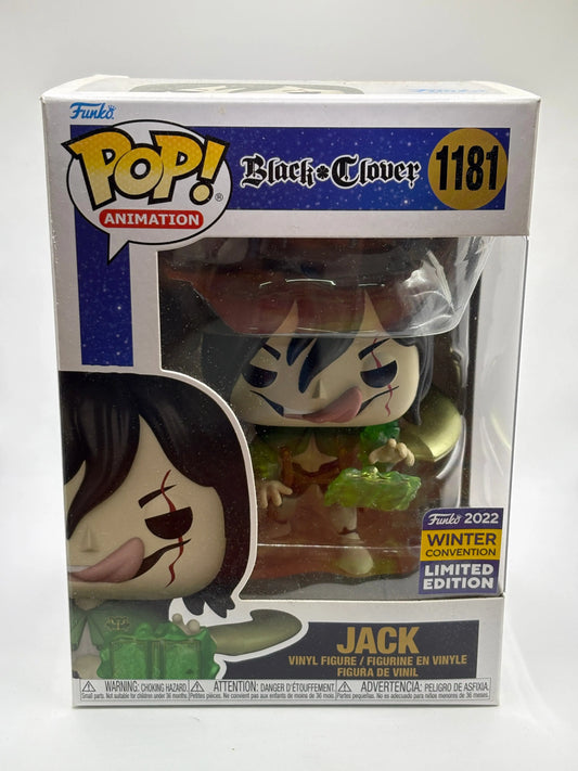 Funko POP! Animation Black Clover #1181 Jack 2022 Winter Convention FRENLY BRICKS - Open 7 Days