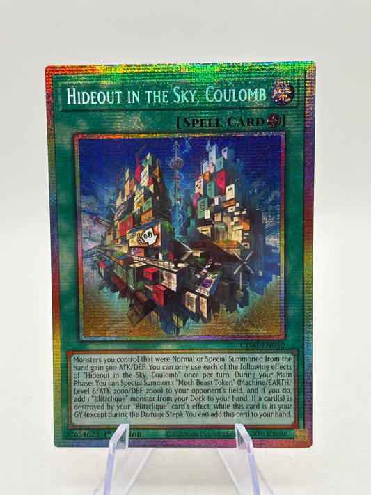 Yu-Gi-Oh! Hideout in the sky, Coulomb CORI-EN050 1st Edition Starlight Rare product image