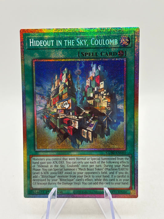 Yu-Gi-Oh! Hideout in the sky, Coulomb CORI-EN050 1st Edition Starlight Rare product image