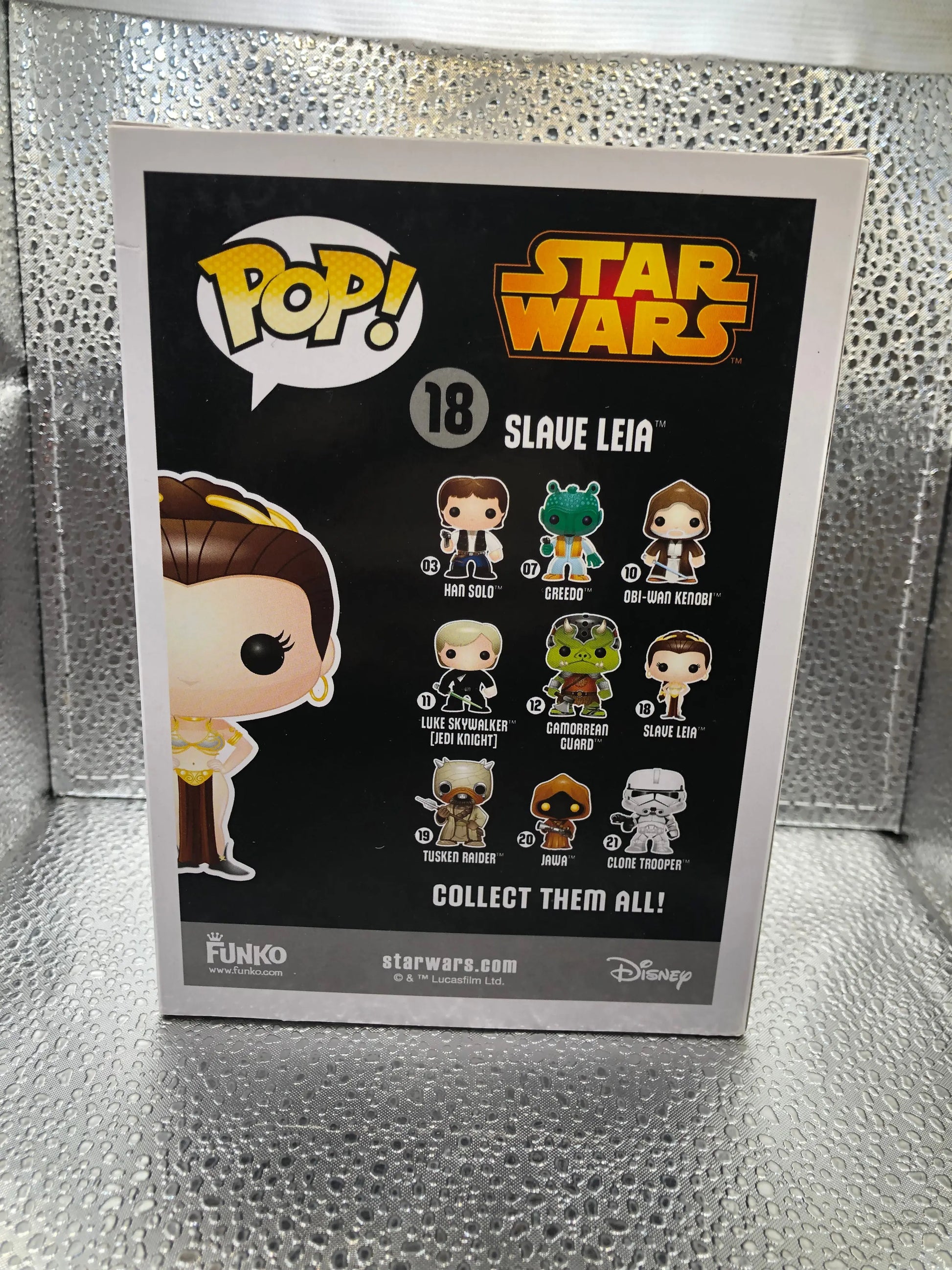 Funko Pop! Vinyl #18 Slave Leia Star Wars FRENLY BRICKS - Open 7 Days