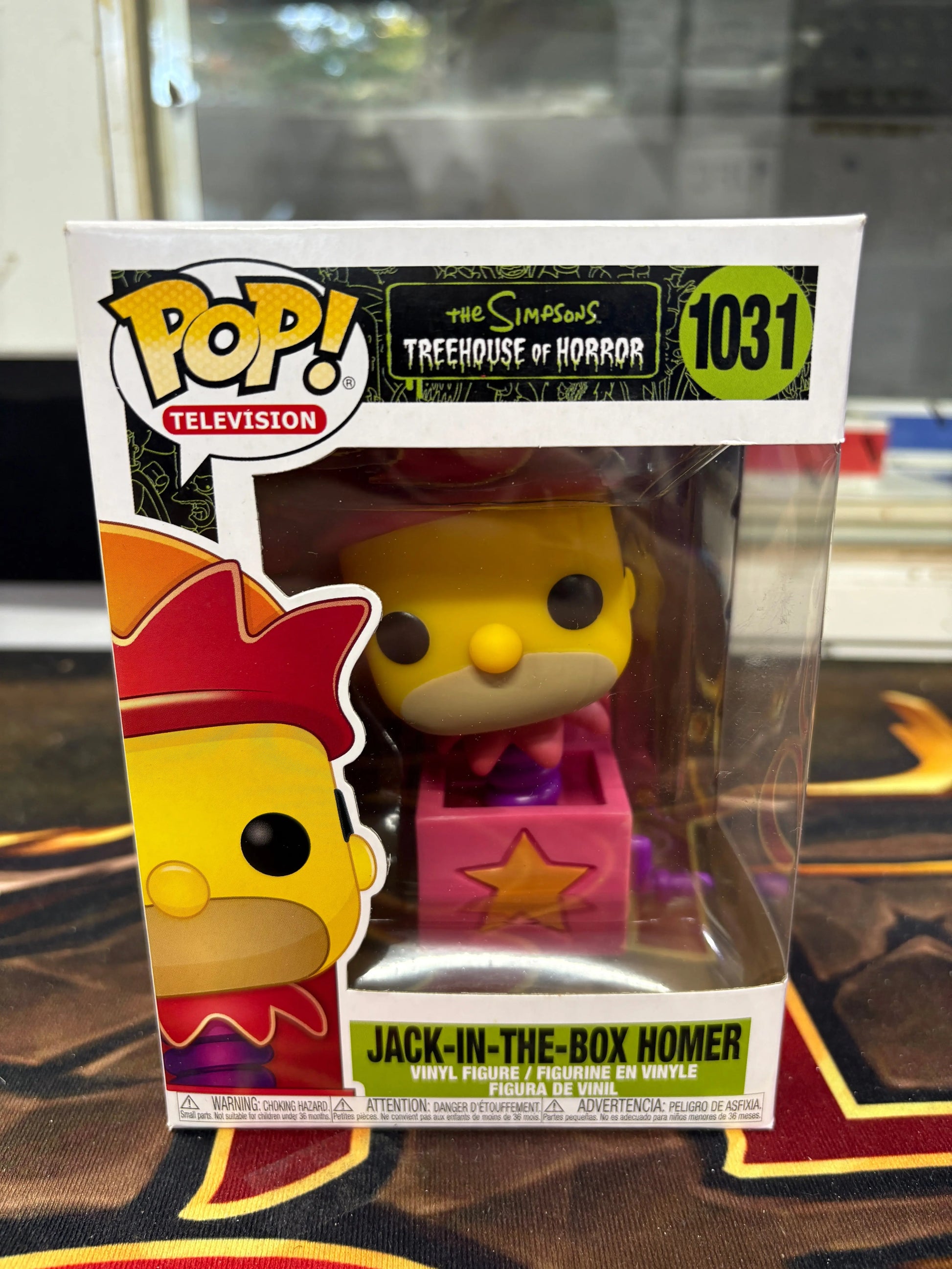 Funko Pop! Television #1031 Simpsons Treehouse of Horror Jack-In-The-Box Homer FRENLY BRICKS - Open 7 Days