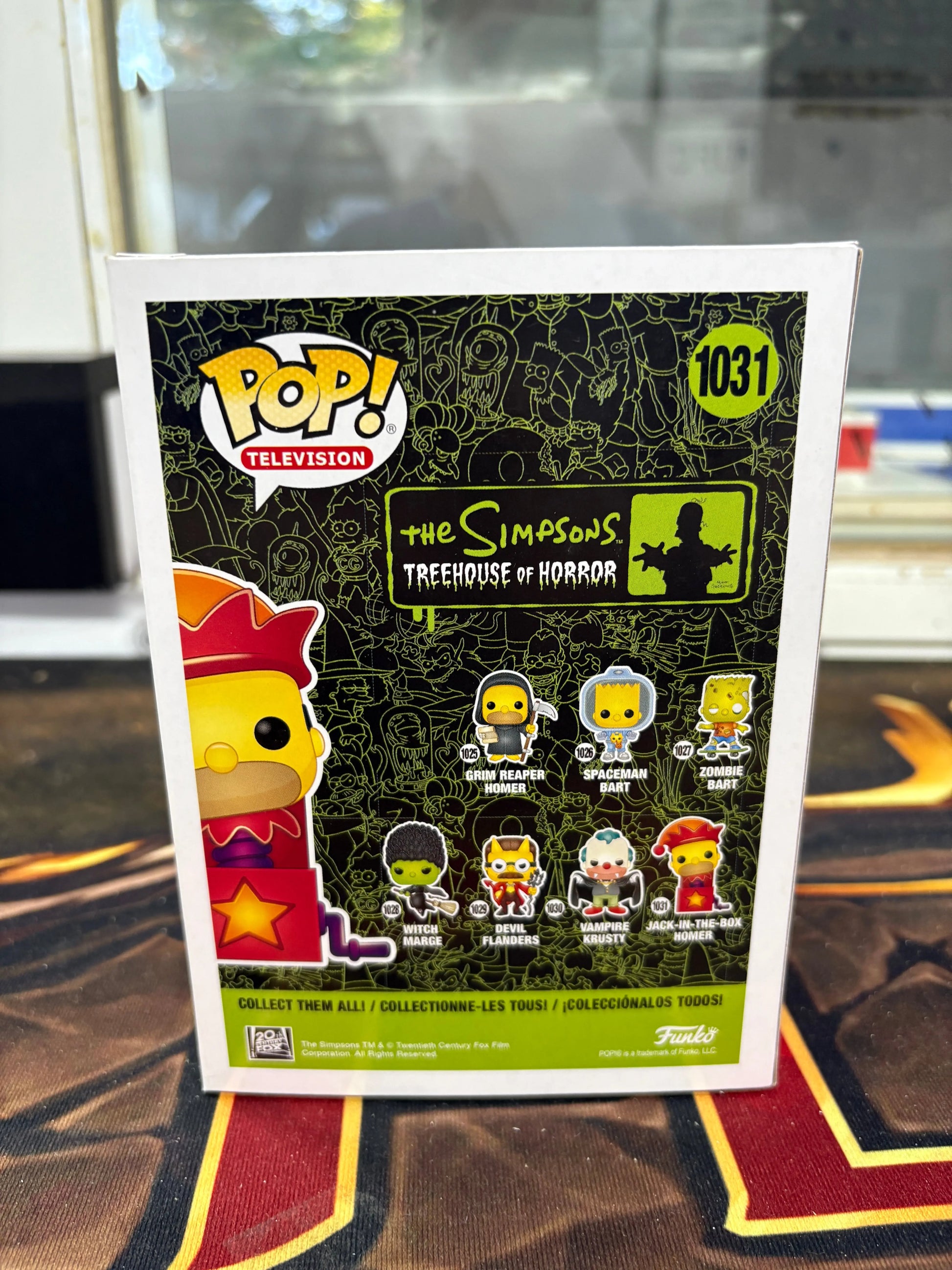 Funko Pop! Television #1031 Simpsons Treehouse of Horror Jack-In-The-Box Homer FRENLY BRICKS - Open 7 Days