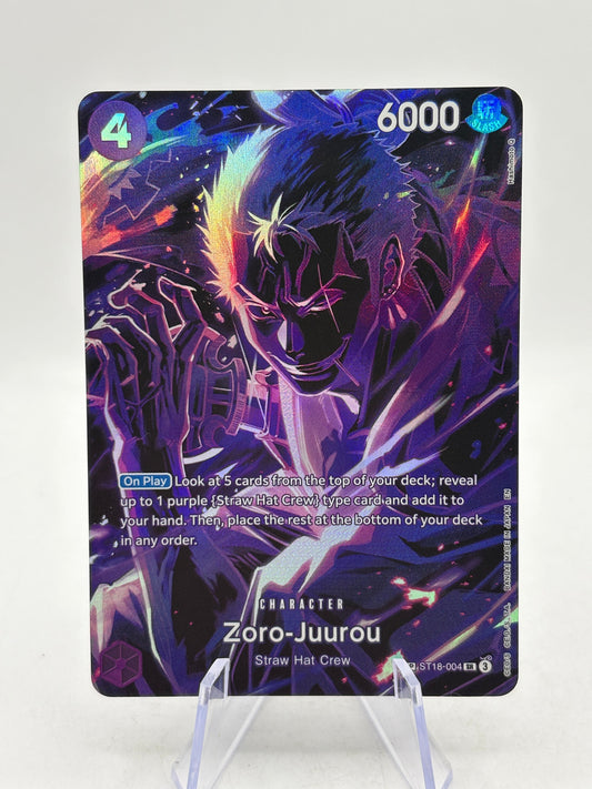 One Piece TCG EN - Zoro-Juurou ST18-004 SR SP NM product image