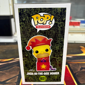 Funko Pop! Television #1031 Simpsons Treehouse of Horror Jack-In-The-Box Homer FRENLY BRICKS - Open 7 Days