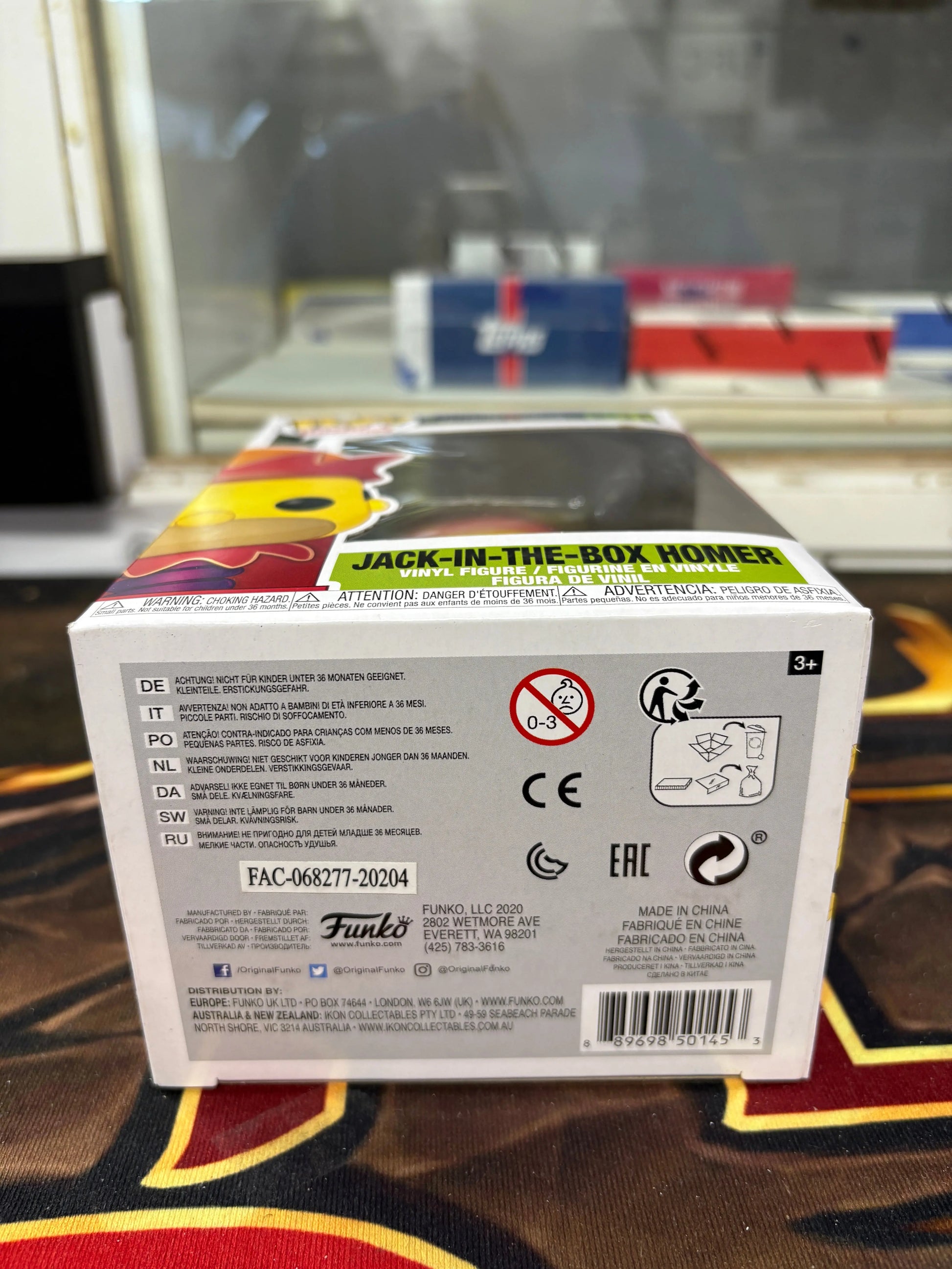 Funko Pop! Television #1031 Simpsons Treehouse of Horror Jack-In-The-Box Homer FRENLY BRICKS - Open 7 Days