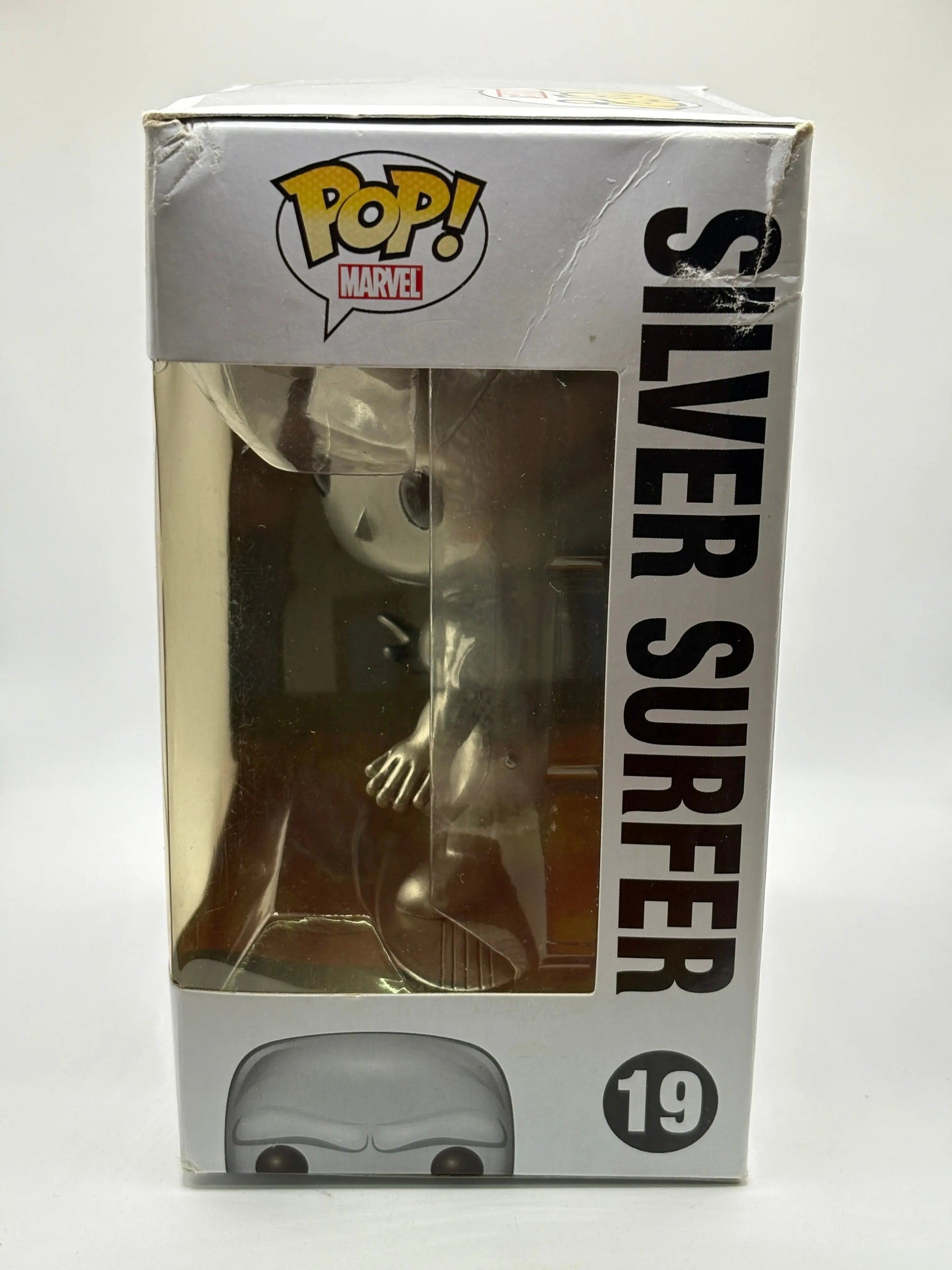 Funko POP! Marvel Marvel Universe #19 Silver Surfer *box damage FRENLY BRICKS - Open 7 Days