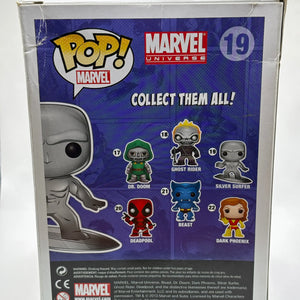 Funko POP! Marvel Marvel Universe #19 Silver Surfer *box damage FRENLY BRICKS - Open 7 Days