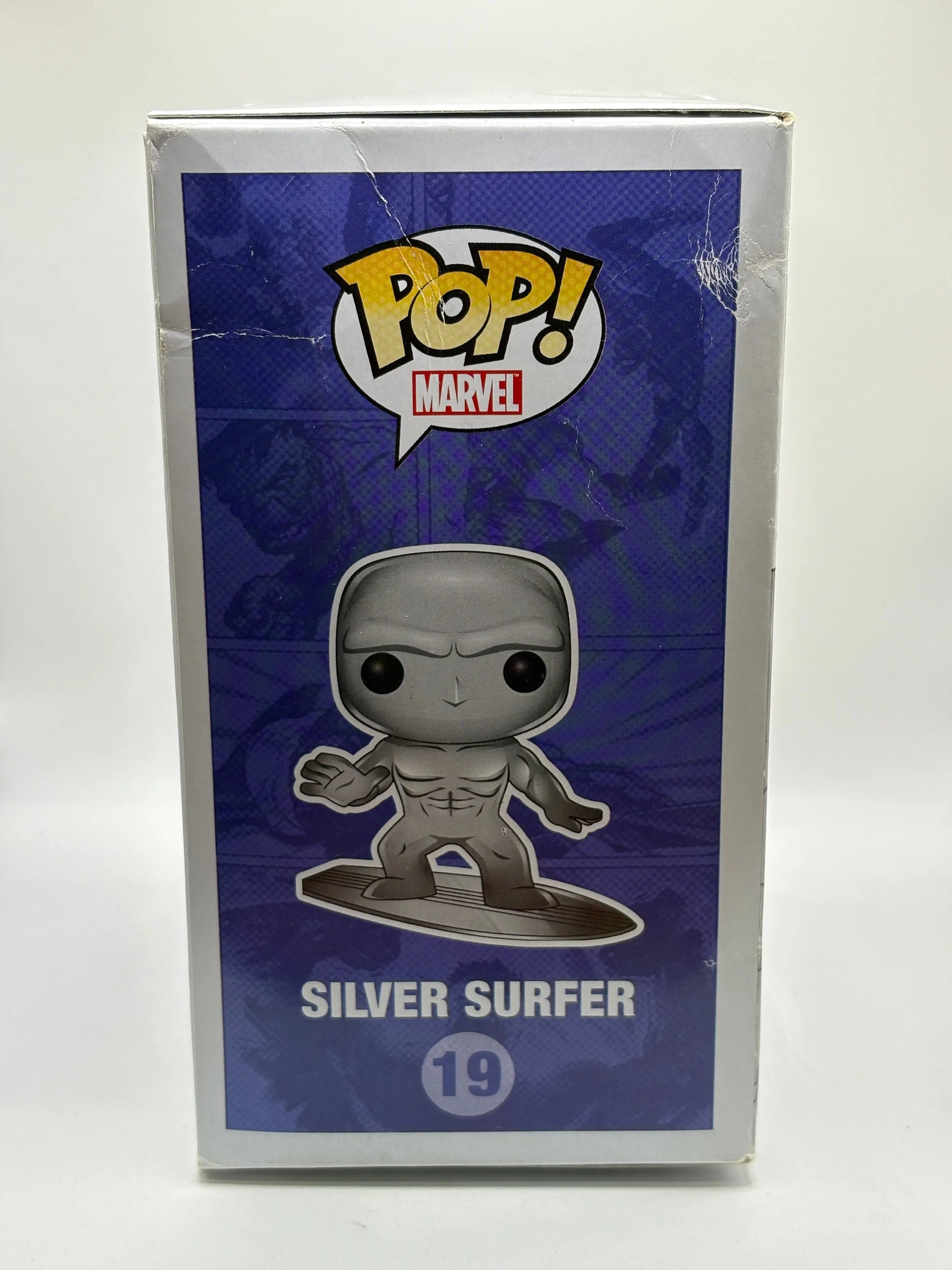 Funko POP! Marvel Marvel Universe #19 Silver Surfer *box damage FRENLY BRICKS - Open 7 Days