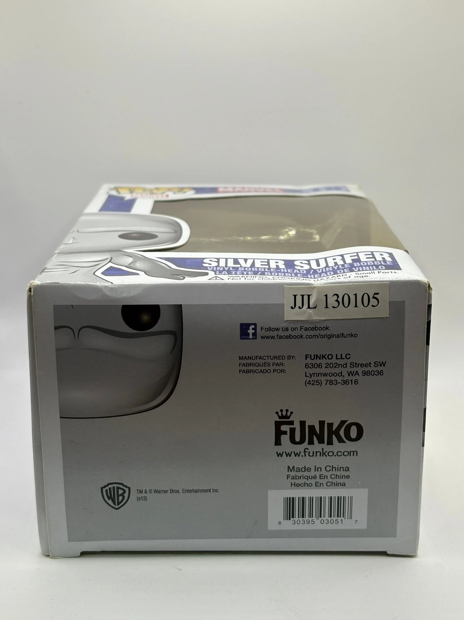 Funko POP! Marvel Marvel Universe #19 Silver Surfer *box damage FRENLY BRICKS - Open 7 Days