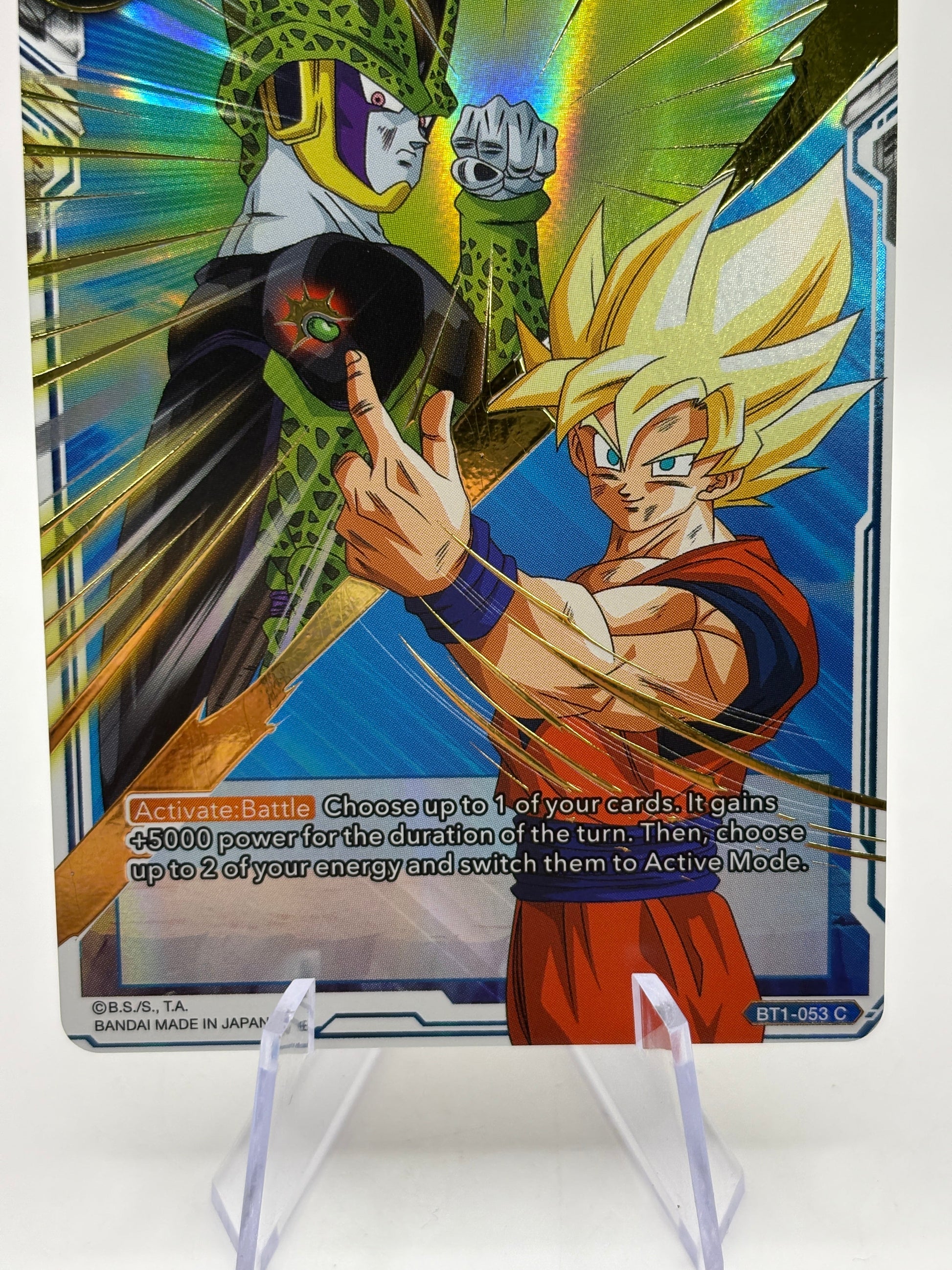 Dragon Ball Super Masters - Senzu Bean BT1-053 C Gold Stamped Alt Art FRENLY BRICKS - Open 7 Days