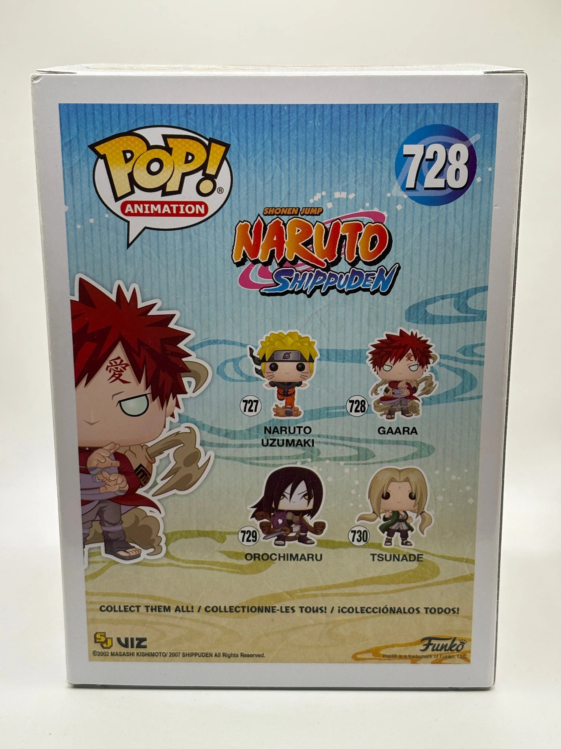 Funko POP! Animation Naruto Shippuden #728 Gaara Special Edition FRENLY BRICKS - Open 7 Days