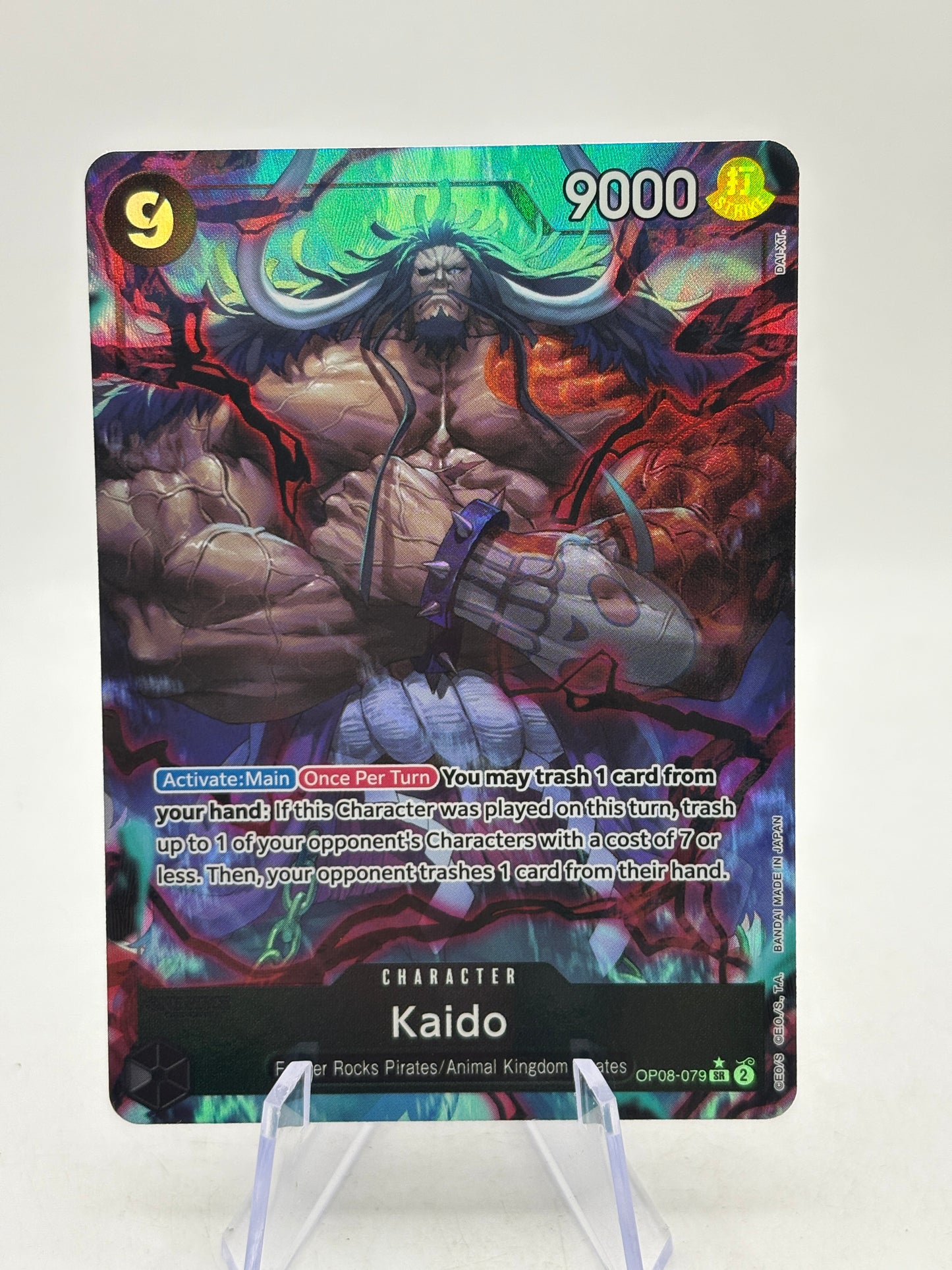 One Piece TCG EN - Kaido OP08-079 SR* Alt Art NM product image