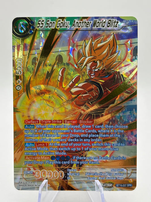 Dragon Ball Super Masters - SS Son Goku, Another World Blitz BT18-037 SPR FRENLY BRICKS - Open 7 Days