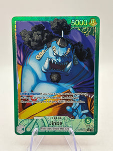 One Piece TCG EN - Jinbe OP11-021 L* Leader Alt Art NM