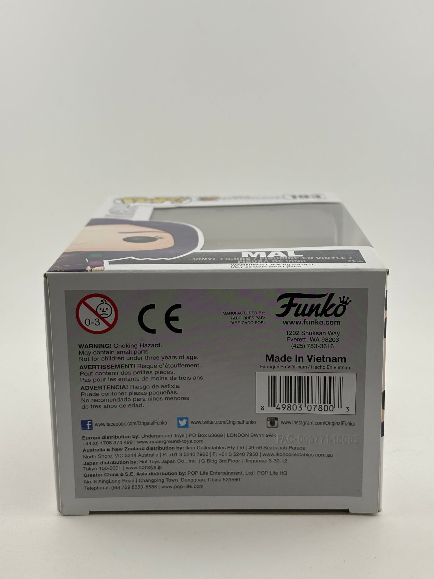 Funko POP! Disney Descendants #193 Mal Vinyl Figure FRENLY BRICKS - Open 7 Days