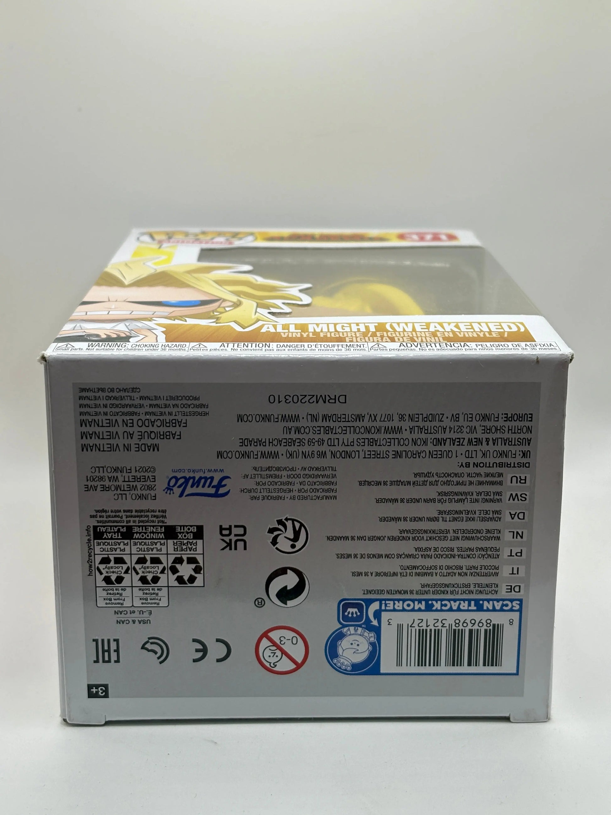 Funko POP! Animation My Hero Academia #371 All Might Weakened FRENLY BRICKS - Open 7 Days