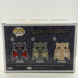 Funko POP! Game of Thrones - Drogon, Rhaegal & Viserion Vinyl Figure FRENLY BRICKS - Open 7 Days