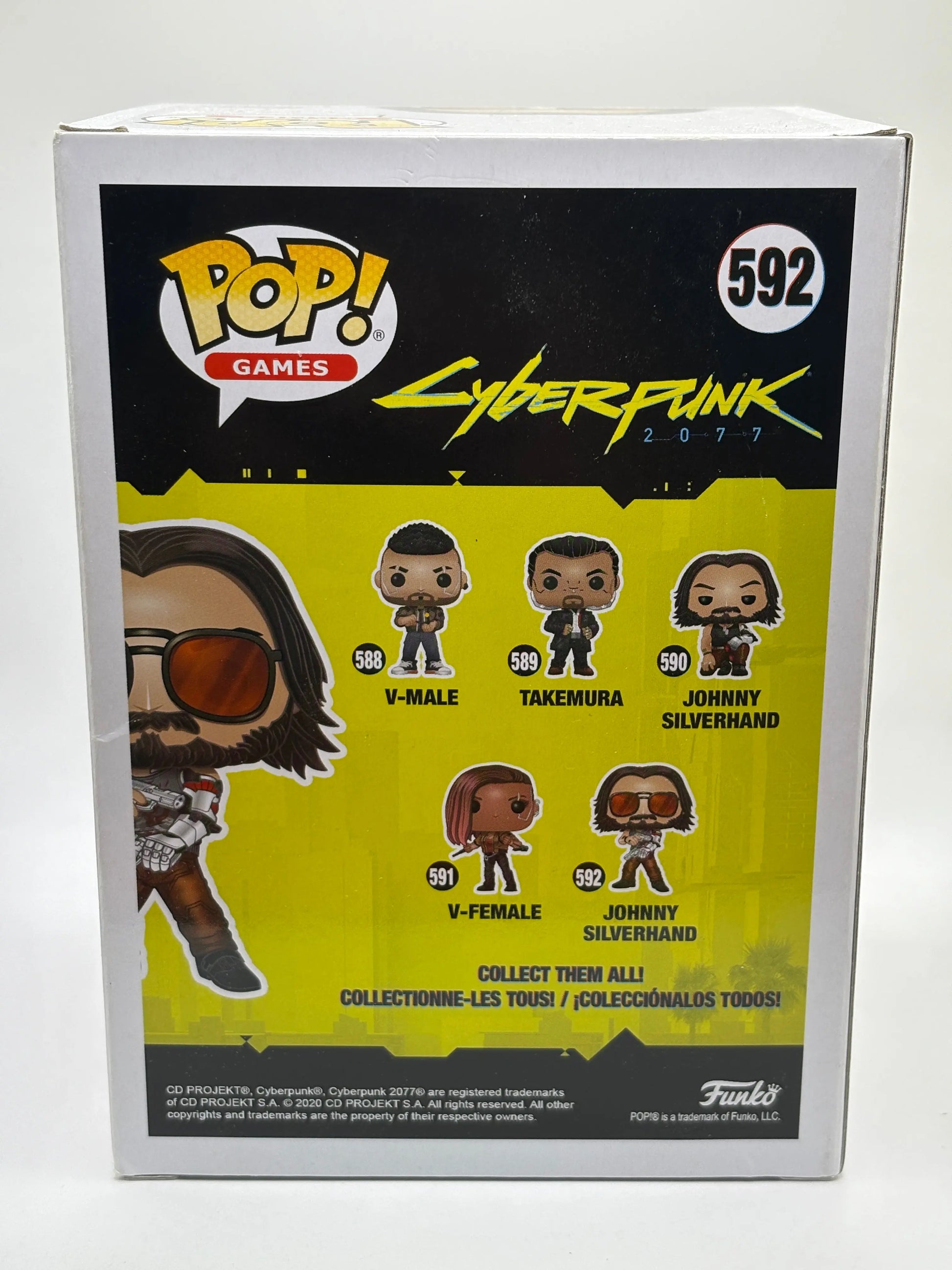 Funko POP! Games Cyberpunk 2077 #592 Johnny Silverhand FRENLY BRICKS - Open 7 Days