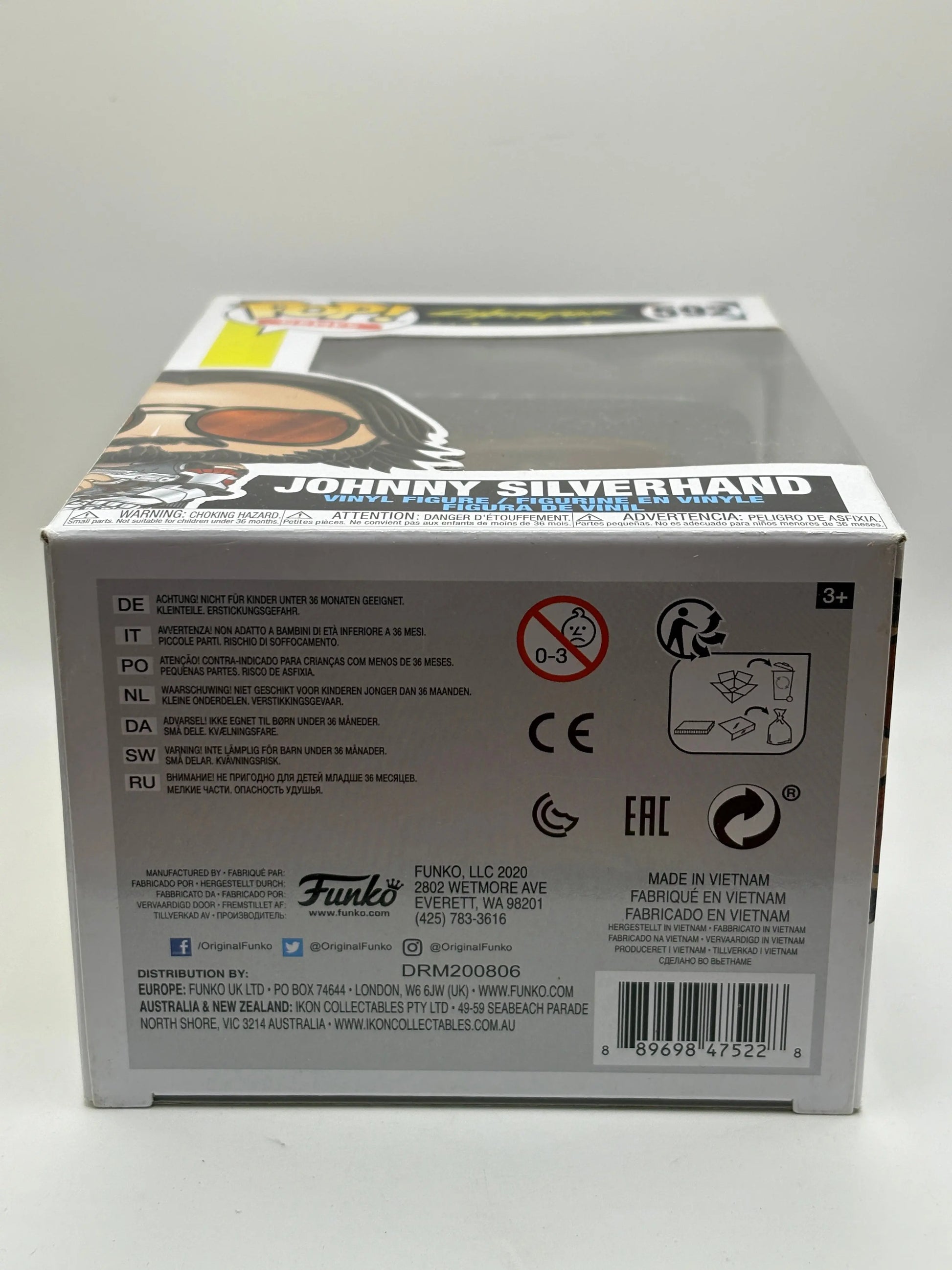 Funko POP! Games Cyberpunk 2077 #592 Johnny Silverhand FRENLY BRICKS - Open 7 Days