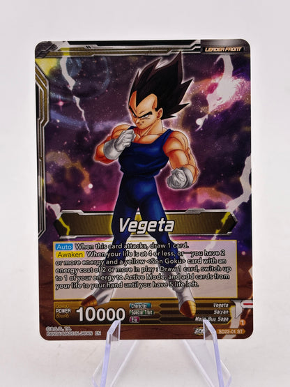 Dragon Ball Super Masters - SS Vegeta, Fighting Instincts SD22-01 SLR FRENLY BRICKS - Open 7 Days