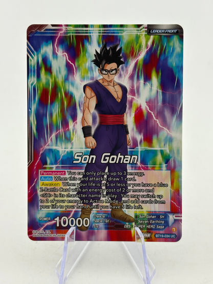 Dragon Ball Super Masters - Son Gohan, Former Glory Regained BT19-034 SLR FRENLY BRICKS - Open 7 Days